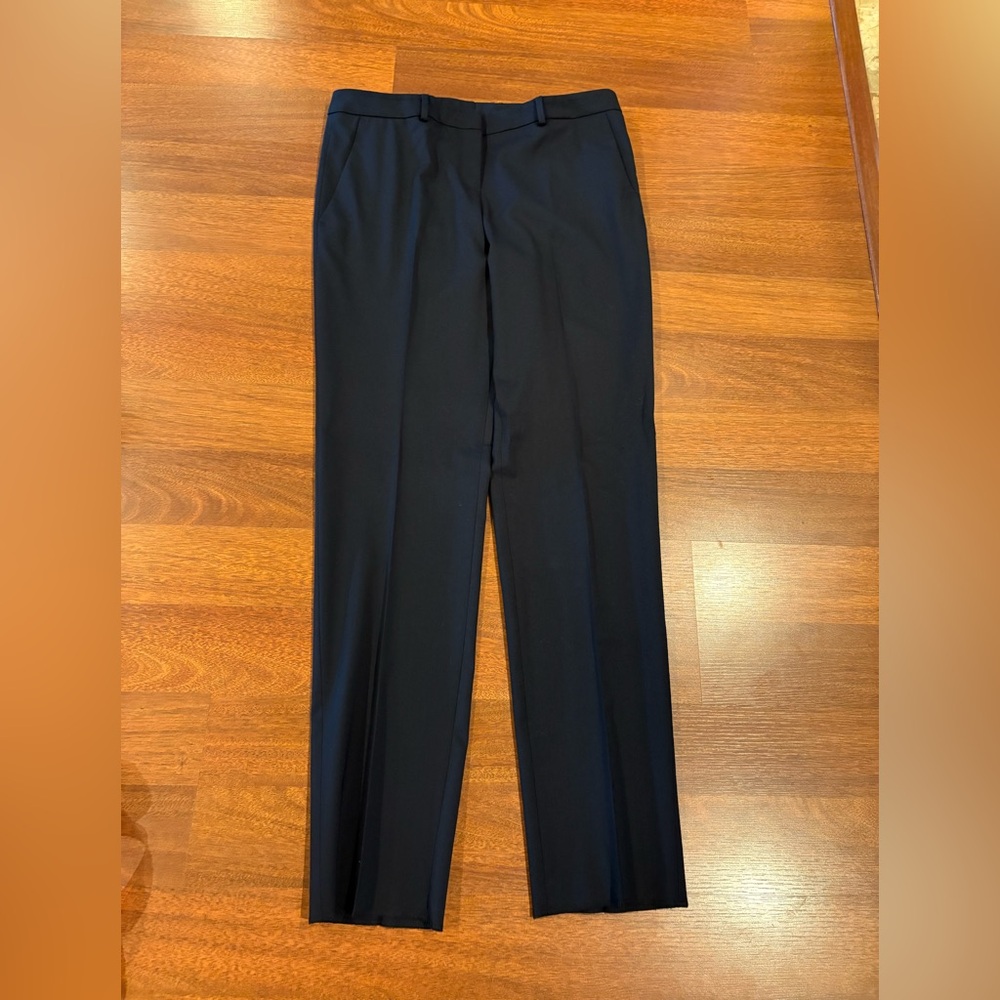 Moncler Pantalone Black Wool Trouser Pants Size 46
